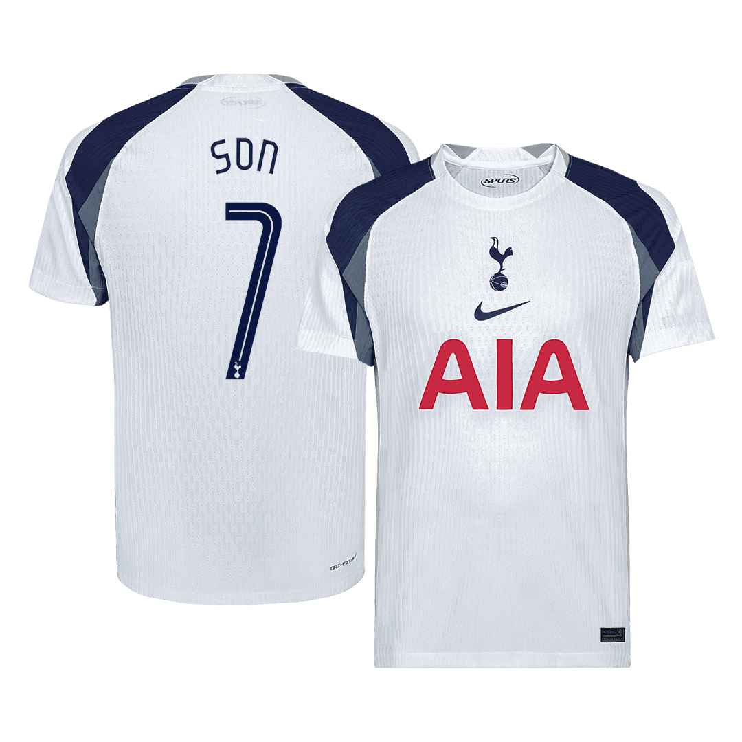 Męska Koszulka Domowa Tottenham Hotspur SON #7 Wersja Piłkarska 2025/26 - UCL - Slim Fit - Topowe Koszulki Pilkarskie Sklep Internetowy
