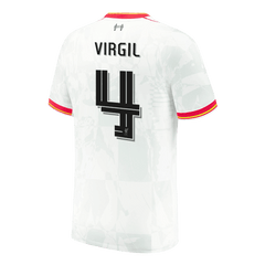 VIRGIL #4 Męska wyjazdowa koszulka piłkarska Liverpool 24/25 - UCL - Topowe Koszulki Pilkarskie Sklep Internetowy