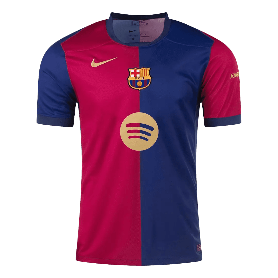 Koszulka Barcelona domowa 2024/25 - Spotify Logo Without Text - Topowe Koszulki Pilkarskie Sklep Internetowy