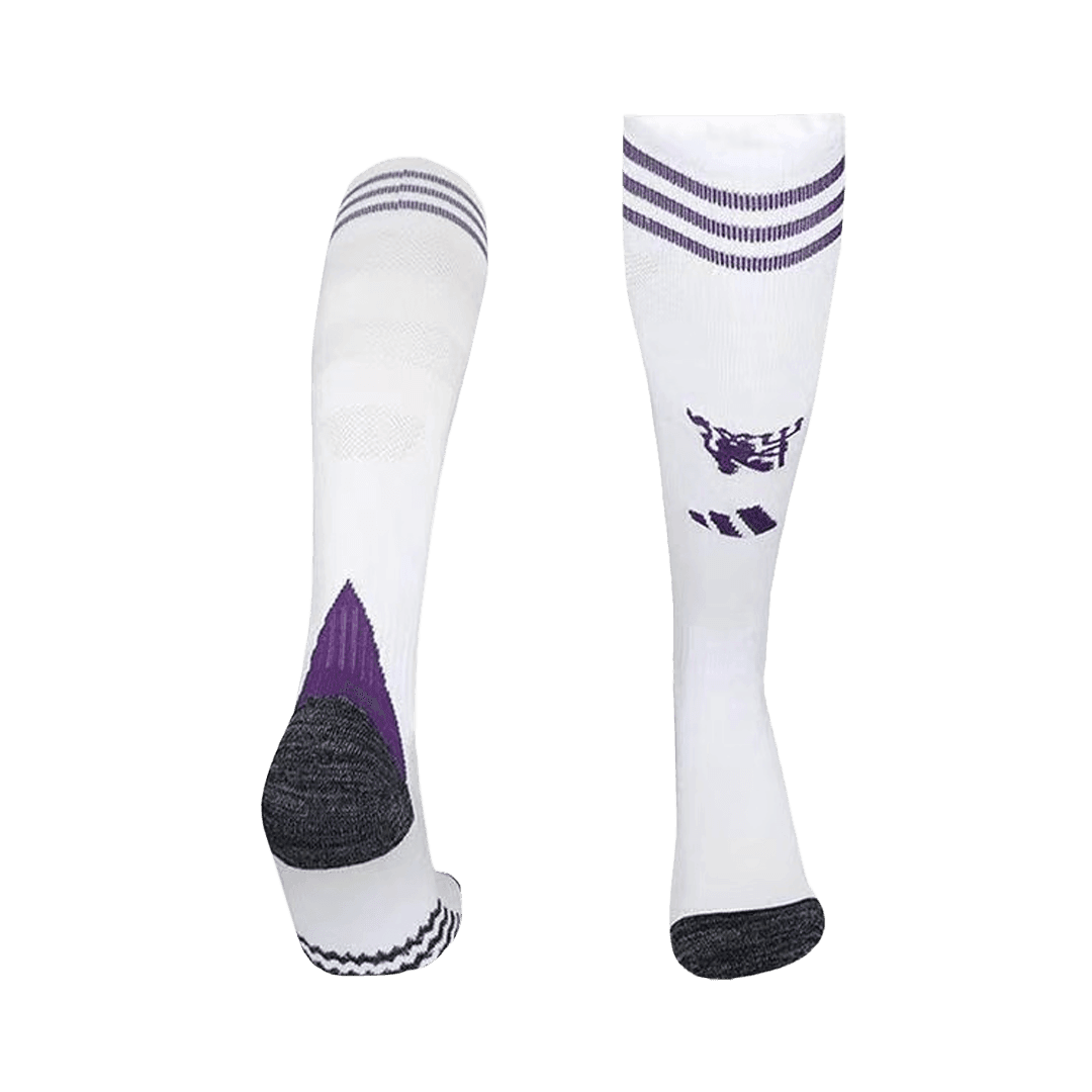 Dziecięce Skarpety Wyjazdowa Manchester United 2025/26 - Topowe Koszulki Pilkarskie Sklep Internetowy