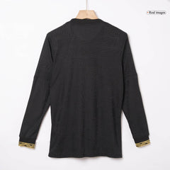 Męski Zestaw Trzecia Wyjazdowa Meksyk Długi Rękaw Wersja Piłkarska (Koszulka+Spodenki) 2025 - Gold Cup - Topowe Koszulki Pilkarskie Sklep Internetowy