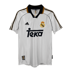 Męska Koszulka Retro Domowa Real Madrid RAUL #7 1999/00 - Topowe Koszulki Pilkarskie Sklep Internetowy