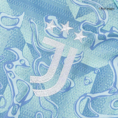 Dziecięcy Zestaw Wyjazdowa Juventus (Koszulka + Spodenki + Skarpety) 2025/26 - Topowe Koszulki Pilkarskie Sklep Internetowy