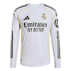 Męska Koszulka Domowa Real Madrid Wersja Piłkarska 2025/26 - Slim Fit