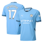DE BRUYNE #17 Koszulka piłkarska Manchester City Home 2024/25 - Topowe Koszulki Pilkarskie Sklep Internetowy