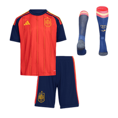 Dziecięcy Zestaw Domowa Spain (Koszulka + Spodenki + Skarpety) World Cup 2026