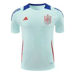 Męska Koszulka Treningowa Przedmeczowa Hiszpania EURO 2024 - Topowe Koszulki Pilkarskie Sklep Internetowy