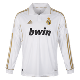 Męska Koszulka Retro Domowa Real Madrid 2011/12 z Długim Rękawem