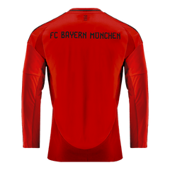 Męska Domowa Koszulka z Długim Rękawem Bayern Munich 2024/25 - Topowe Koszulki Pilkarskie Sklep Internetowy