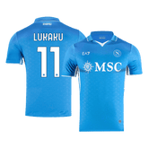 Męska Koszulka Domowa Napoli LUKAKU #11 Wersja Piłkarska 2024/25 - Slim Fit - Topowe Koszulki Pilkarskie Sklep Internetowy