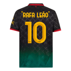 Męska koszulka piłkarska "RAFA LEÃO" #10 AC Milan czwarta wyjazdowa koszulka piłkarska 2024/25