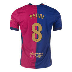 Męska Wersja zawodnika PEDRI #8 Barcelona Home Wysokiej jakości koszulka piłkarska 2024/25 - Slim Fit - Topowe Koszulki Pilkarskie Sklep Internetowy