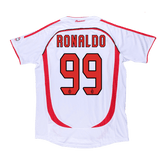 Męska koszulka wyjazdowa Retro RONALDO #99 2006/07 AC Milan - UCL - Topowe Koszulki Pilkarskie Sklep Internetowy
