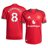 Męska Koszulka Domowa Manchester United B.FERNANDES #8 Wersja Piłkarska 2025/26 - Slim Fit - Topowe Koszulki Pilkarskie Sklep Internetowy