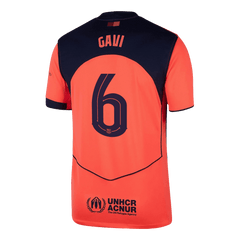 Męska Koszulka Trzecia Wyjazdowa Barcelona GAVI #6 2025/26 - UCL - Topowe Koszulki Pilkarskie Sklep Internetowy