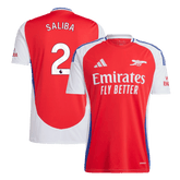 Koszulka Arsenal domowa 2024/25 SALIBA #2 - Topowe Koszulki Pilkarskie Sklep Internetowy