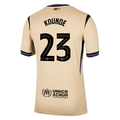 Męska Koszulka Wyjazdowa Barcelona KOUNDE #23 2025/26 - UCL - Topowe Koszulki Pilkarskie Sklep Internetowy
