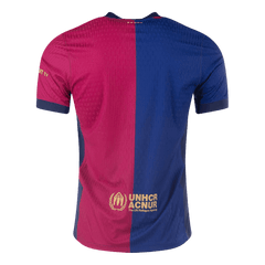 Męska Wersja zawodnika Barcelona Home Wysokiej jakości koszulka piłkarska 2024/25 - Slim Fit - Topowe Koszulki Pilkarskie Sklep Internetowy