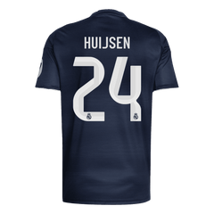Męska Koszulka Wyjazdowa Real Madryt HUIJSEN #24 2025/26 - Topowe Koszulki Pilkarskie Sklep Internetowy