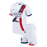 Dziecięcy wyjazdowy zestaw koszulek piłkarskich PSG (koszulka+spodenki) 2024/25 - Topowe Koszulki Pilkarskie Sklep Internetowy