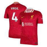 VIRGIL #4 Liverpool Koszulka domowa piłkarska 2024/25 - Topowe Koszulki Pilkarskie Sklep Internetowy