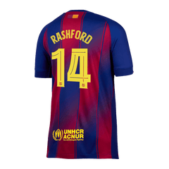Męska Koszulka Domowa Barcelona RASHFORD #14 2025/26 - UCL - Topowe Koszulki Pilkarskie Sklep Internetowy