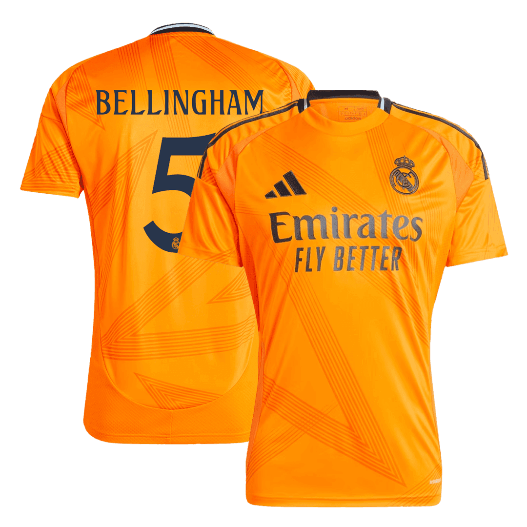 BELLINGHAM #5 Męska koszulka wyjazdowa Real Madrid 2024/25 - Topowe Koszulki Pilkarskie Sklep Internetowy