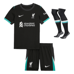 Koszulka piłkarska dla dzieci Liverpool Away Kit (Koszulka + Szorty + Skarpetki) 2024/25 - Topowe Koszulki Pilkarskie Sklep Internetowy