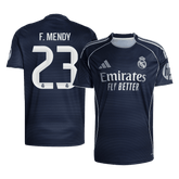 Męska Koszulka Wyjazdowa Real Madrid F.MENDY #23 2025/26 - Topowe Koszulki Pilkarskie Sklep Internetowy