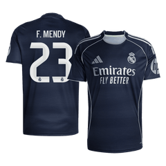 Męska Koszulka Wyjazdowa Real Madrid F.MENDY #23 2025/26 - Topowe Koszulki Pilkarskie Sklep Internetowy