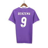 Męska Koszulka Retro Wyjazdowa Real Madrid BENZEMA #9 2016/17 - Topowe Koszulki Pilkarskie Sklep Internetowy
