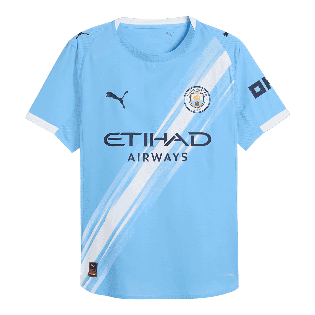 Męska Koszulka Domowa Manchester City FODEN #47 Wersja Piłkarska 2025/26 - Slim Fit - Topowe Koszulki Pilkarskie Sklep Internetowy