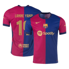 Męska Wersja zawodnika LAMINE YAMAL #19 Barcelona Home Wysokiej jakości koszulka piłkarska 2024/25 - UCL - Slim Fit - Topowe Koszulki Pilkarskie Sklep Internetowy