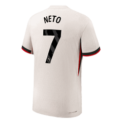 Męska Koszulka Wyjazdowa Chelsea NETO #7 Wersja Piłkarska 2025/26 - Slim Fit - Topowe Koszulki Pilkarskie Sklep Internetowy