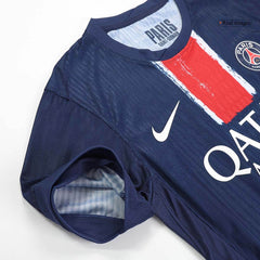 Męska Koszulka Domowa PSG BARCOLA #29 Wersja Piłkarska 2024/25 - Slim Fit - Topowe Koszulki Pilkarskie Sklep Internetowy
