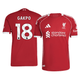 Męska Koszulka Domowa Liverpool GAKPO #18 Wersja Piłkarska 2025/26 - Slim Fit