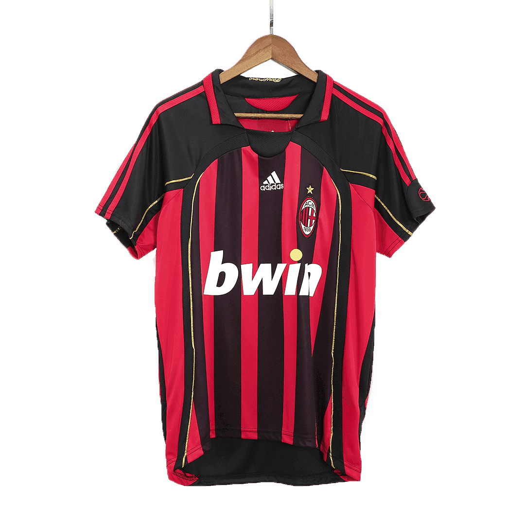 Męska koszulka retro AC Milan 06/07 domowa RONALDO #99 - Topowe Koszulki Pilkarskie Sklep Internetowy