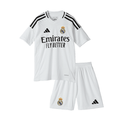 Dziecięcy Zestaw Domowy Real Madryt (Koszulka+Spodenki) 2024/25 - Wyprzedaż Sezonowa - Topowe Koszulki Pilkarskie Sklep Internetowy