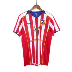 Męska koszulka piłkarska Atletico Madryt Home Retro 2004/05 - Topowe Koszulki Pilkarskie Sklep Internetowy