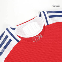 Męska Koszulka Domowa Arsenal SALIBA #2 Wersja Piłkarska 2024/25 - Slim Fit - Topowe Koszulki Pilkarskie Sklep Internetowy