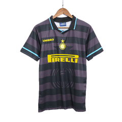Męska wyjazdowa koszulka piłkarska Inter Mediolan Retro 1997/98 - Topowe Koszulki Pilkarskie Sklep Internetowy