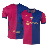 Męska Wersja zawodnika Barcelona Home Wysokiej jakości koszulka piłkarska 2024/25 - Slim Fit - Topowe Koszulki Pilkarskie Sklep Internetowy