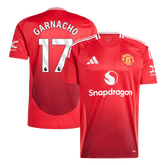 GARNACHO #17 Manchester United Koszulka domowa piłkarska 2024/25 - Topowe Koszulki Pilkarskie Sklep Internetowy