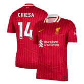 Męska Koszulka Domowa Liverpool CHIESA #14 2024/25 - Topowe Koszulki Pilkarskie Sklep Internetowy