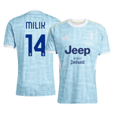 Męska Koszulka Wyjazdowa Juventus MILIK #14 2025/26 - Topowe Koszulki Pilkarskie Sklep Internetowy