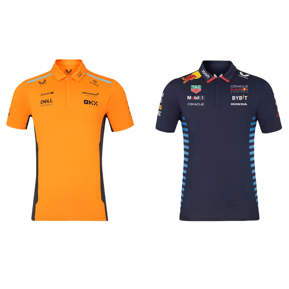 Męska Koszulka Polo F1 2024 – Red Bull, McLaren - Topowe Koszulki Pilkarskie Sklep Internetowy
