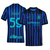 Męska Koszulka Domowa Inter Mediolan ZALEWSKI #59 2025/26 - Topowe Koszulki Pilkarskie Sklep Internetowy