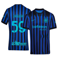 Męska Koszulka Domowa Inter Mediolan ZALEWSKI #59 2025/26 - Topowe Koszulki Pilkarskie Sklep Internetowy