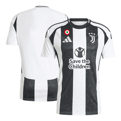 Męska Koszulka Domowa Juventus 2024/25 - Save The Children Sponsor - Topowe Koszulki Pilkarskie Sklep Internetowy
