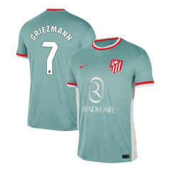 Męska koszulka piłkarska GRIEZMANN #7 Atletico Madrid 2024/25 - Topowe Koszulki Pilkarskie Sklep Internetowy